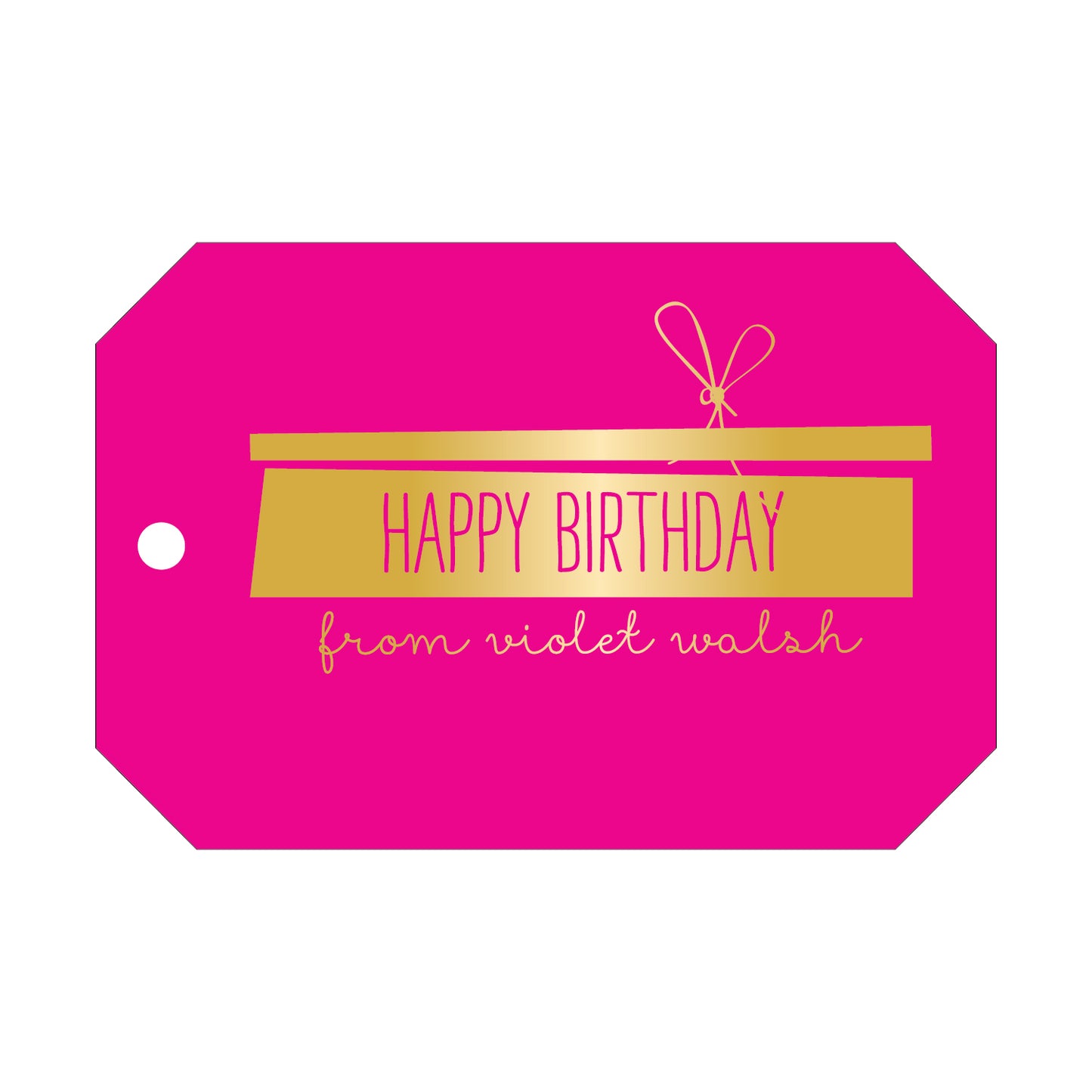 Personalized Gift Tag - T41
