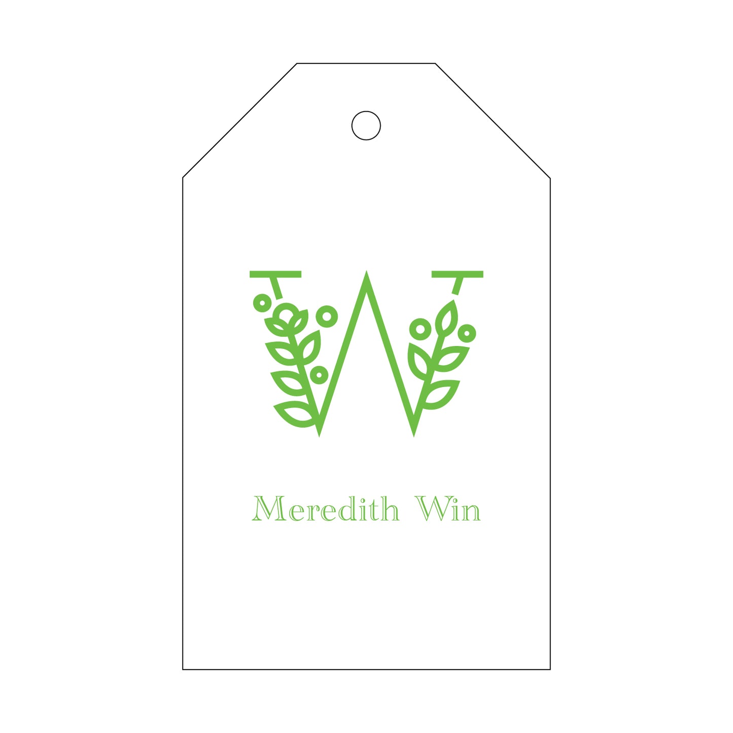 Personalized Gift Tag - T420