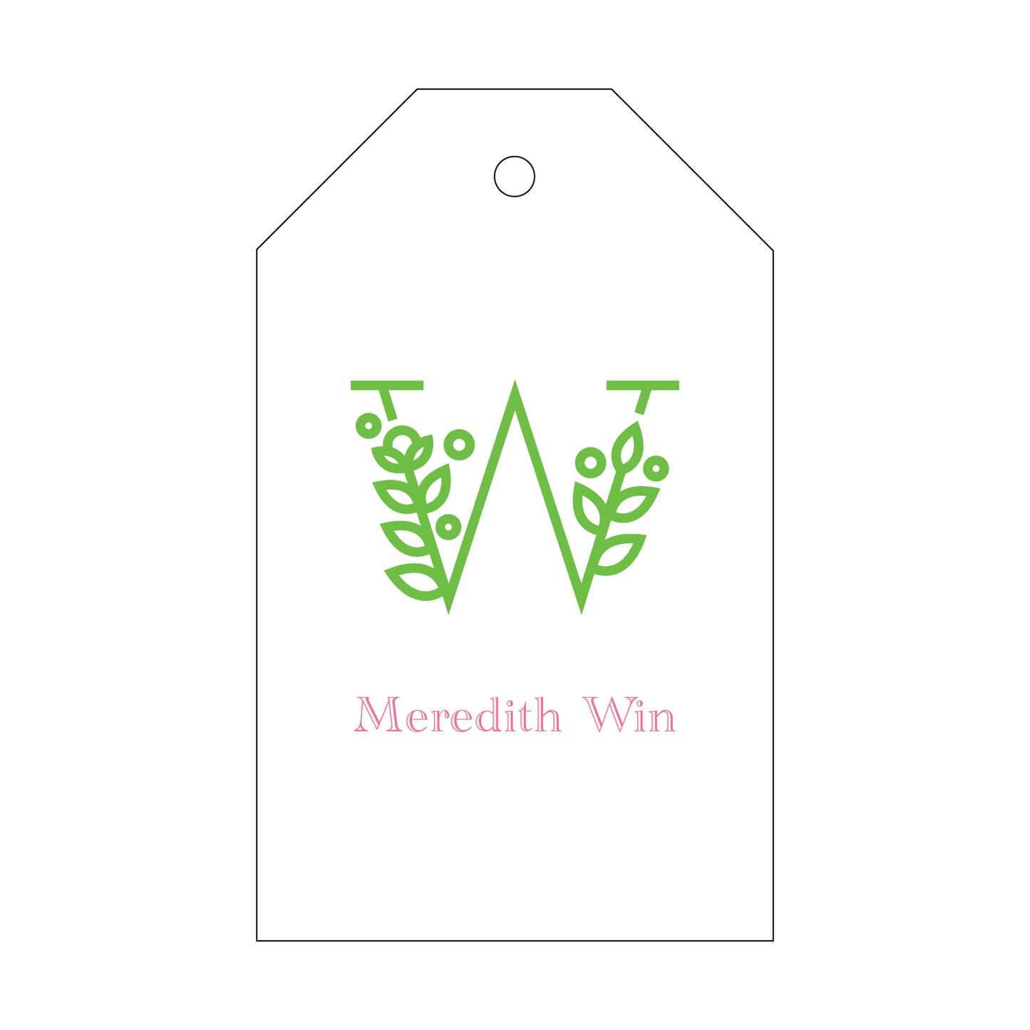 Personalized Gift Tag - T420