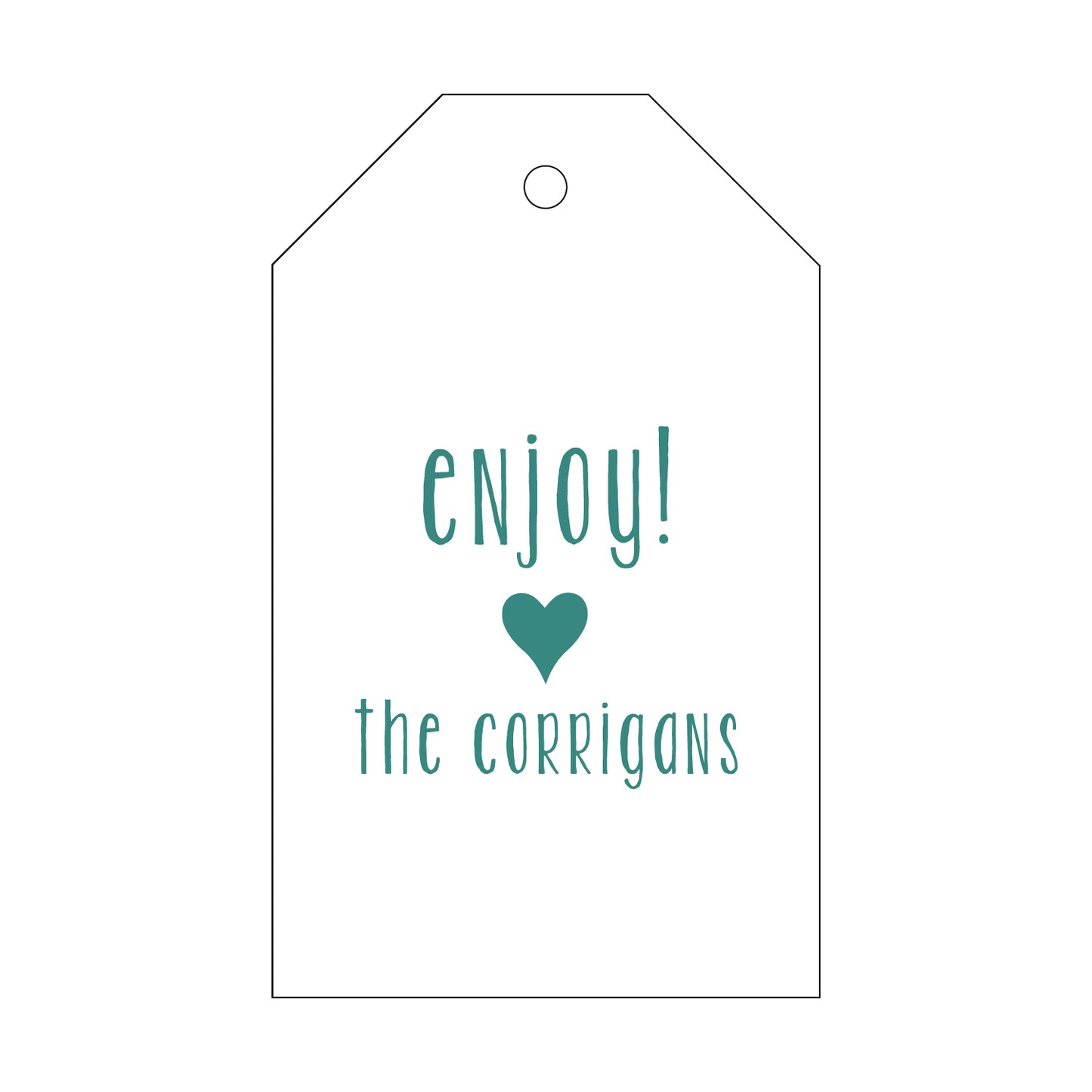 Personalized Gift Tag - T421