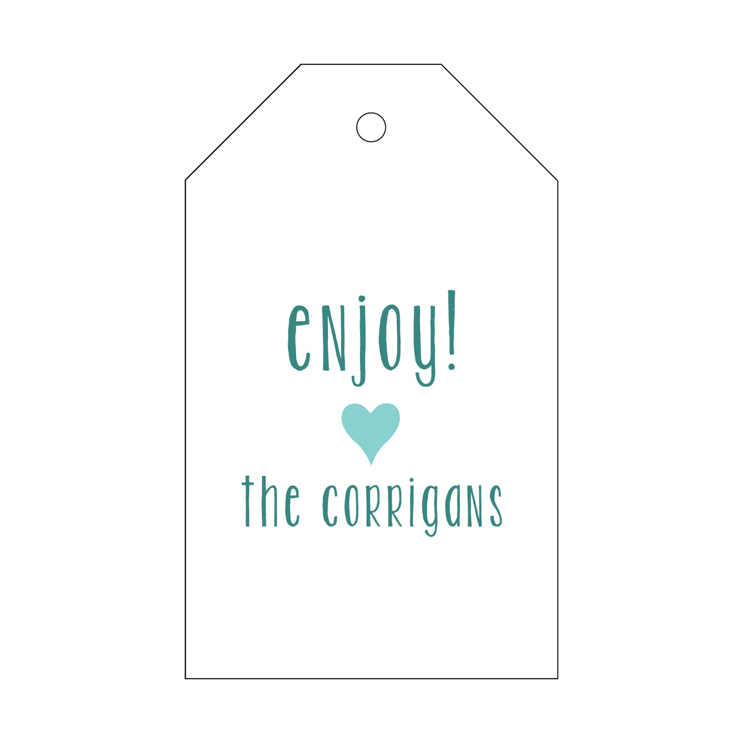 Personalized Gift Tag - T421