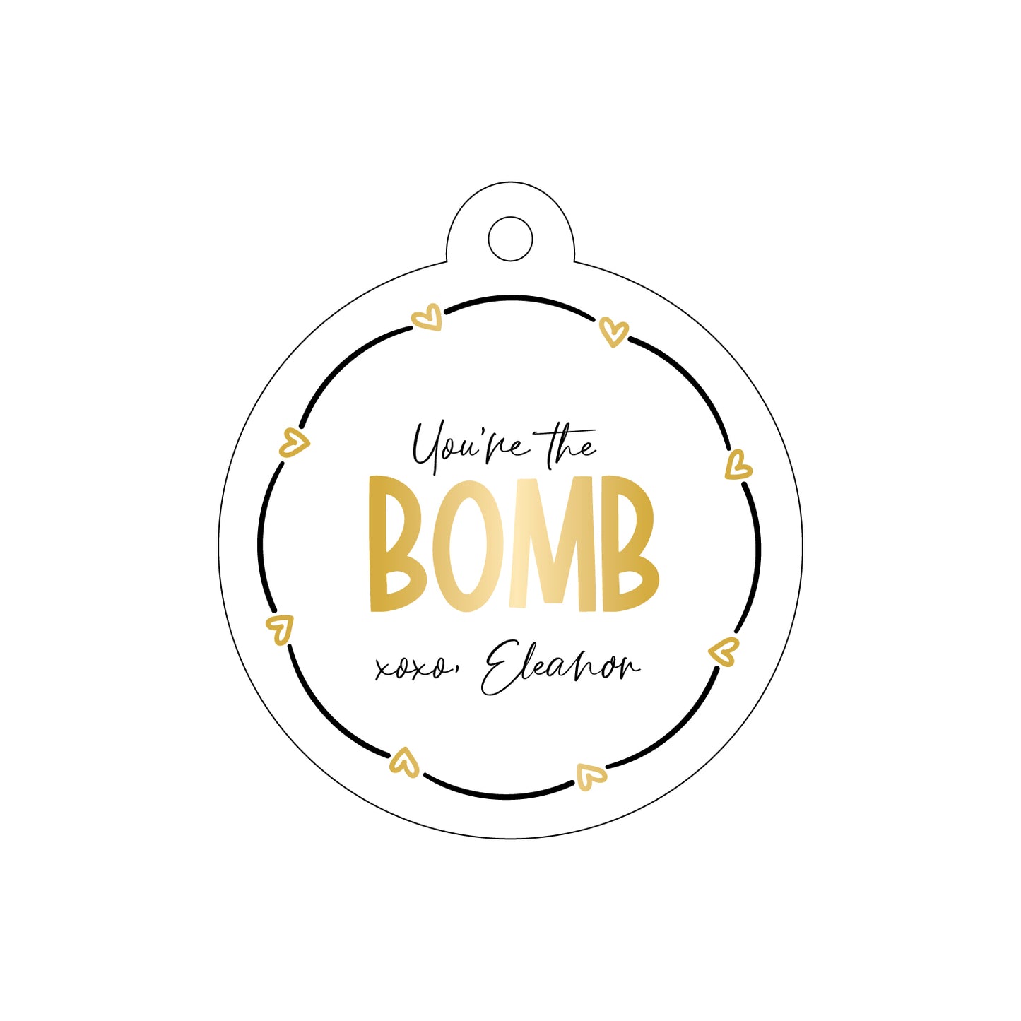 Personalized Gift Tag - T426