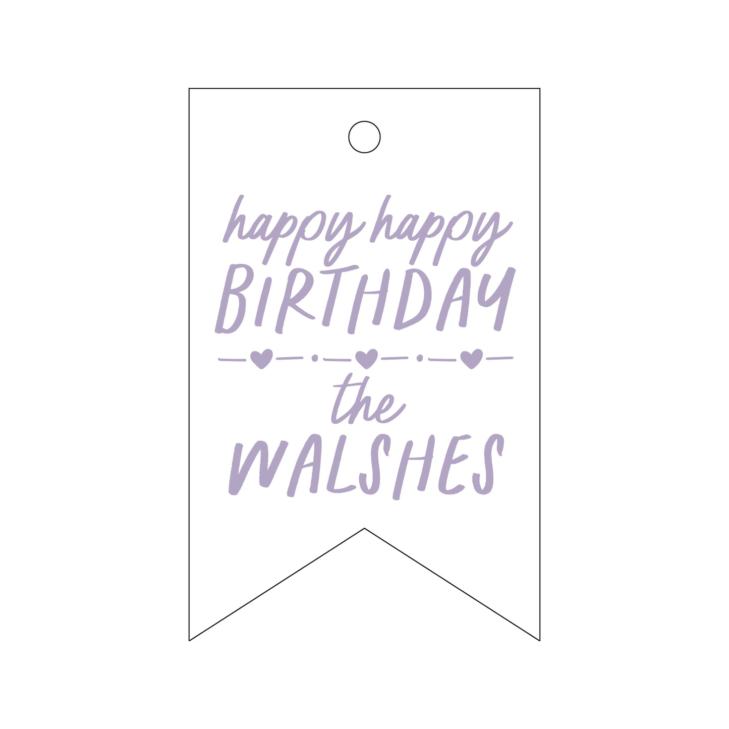 Personalized Gift Tag - T435