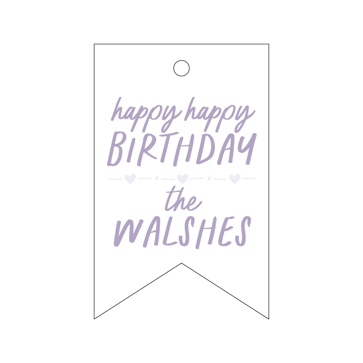 Personalized Gift Tag - T435