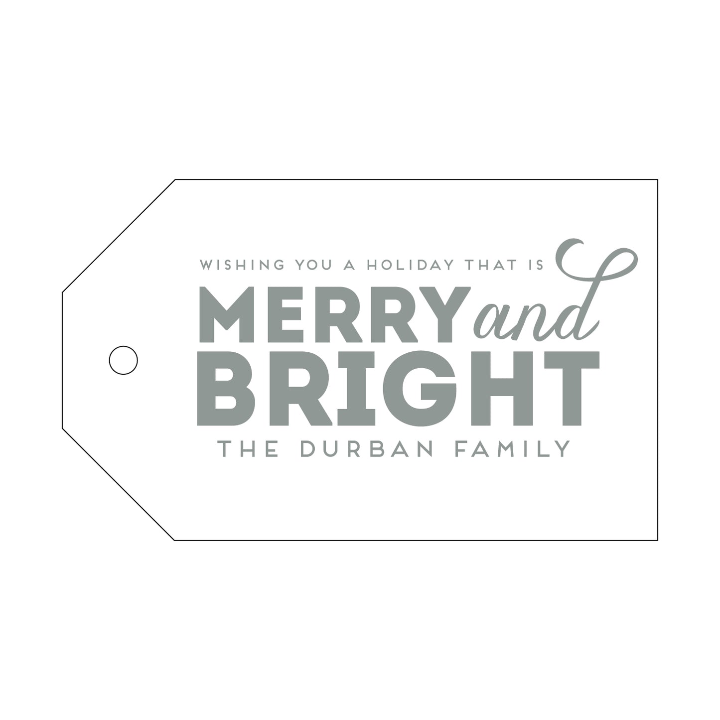 Personalized Gift Tag - T44