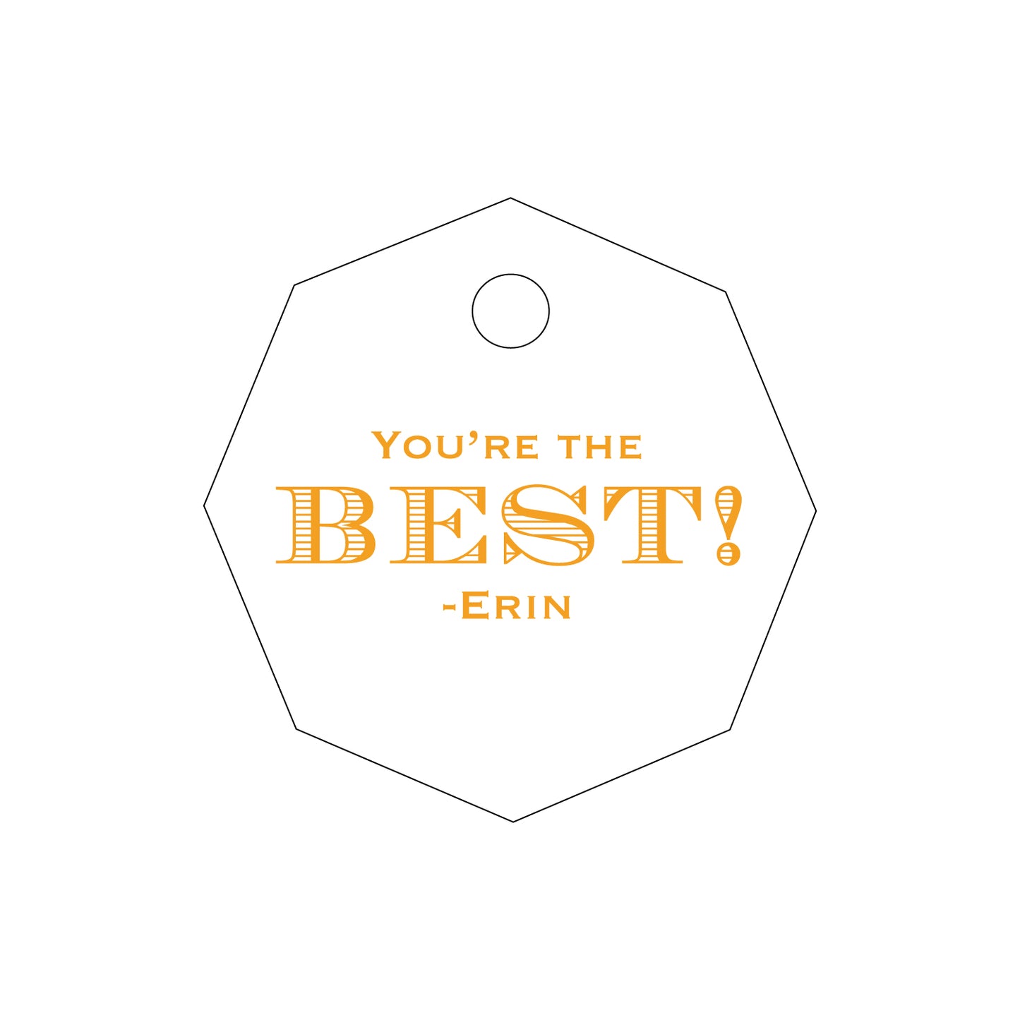 Personalized Gift Tag - T442