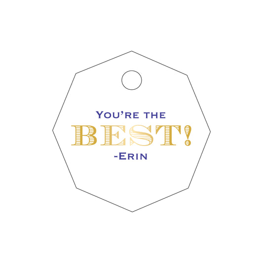 Personalized Gift Tag - T442