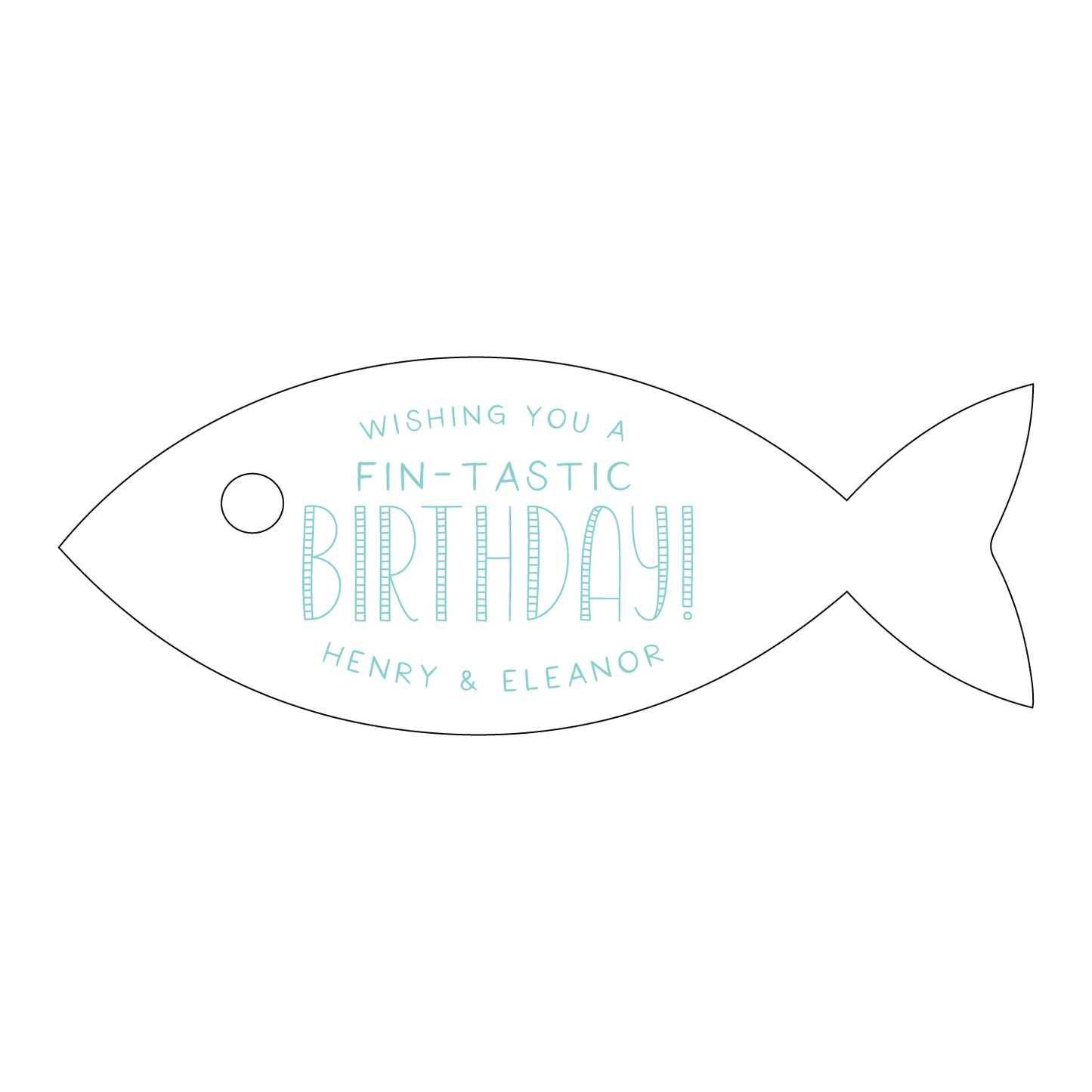 Personalized Gift Tag - T444