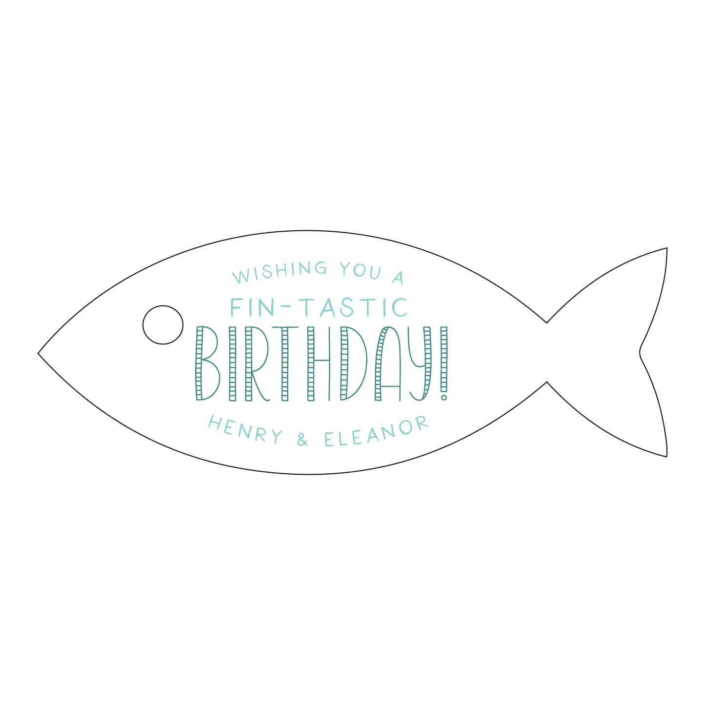 Personalized Gift Tag - T444