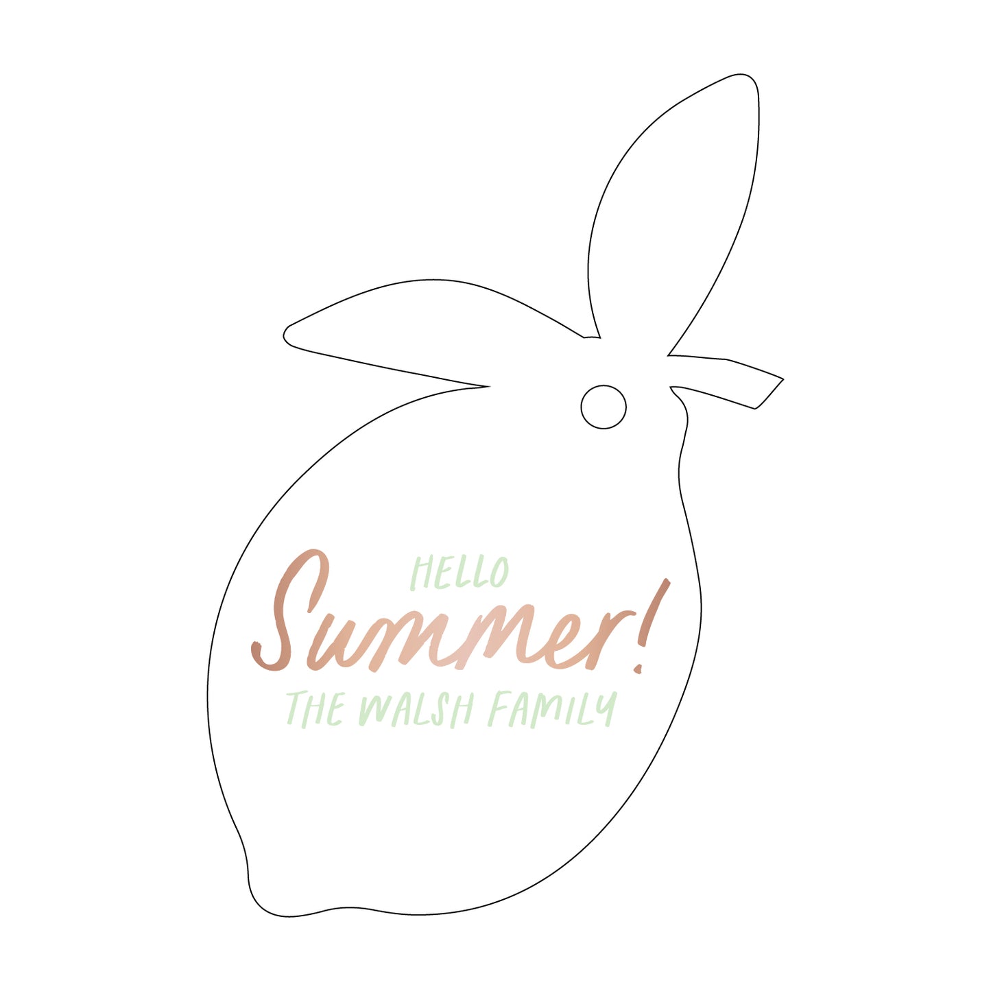 Personalized Gift Tag - T445