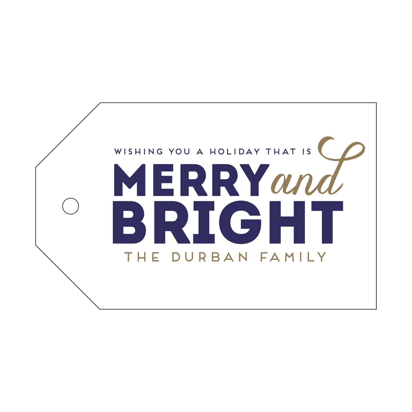 Personalized Gift Tag - T44