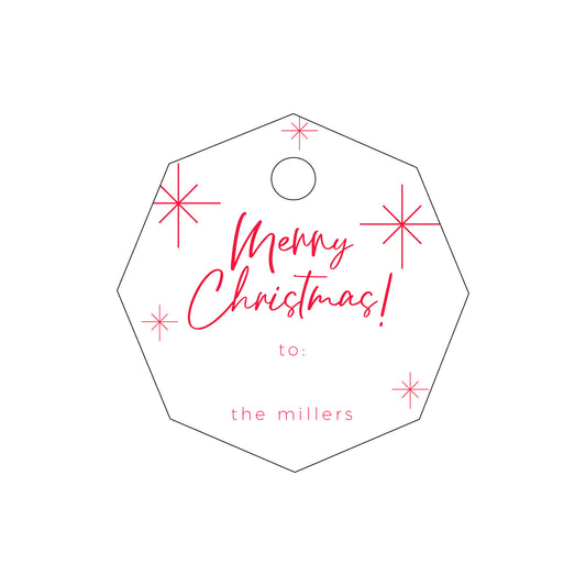 Personalized Gift Tag - T458