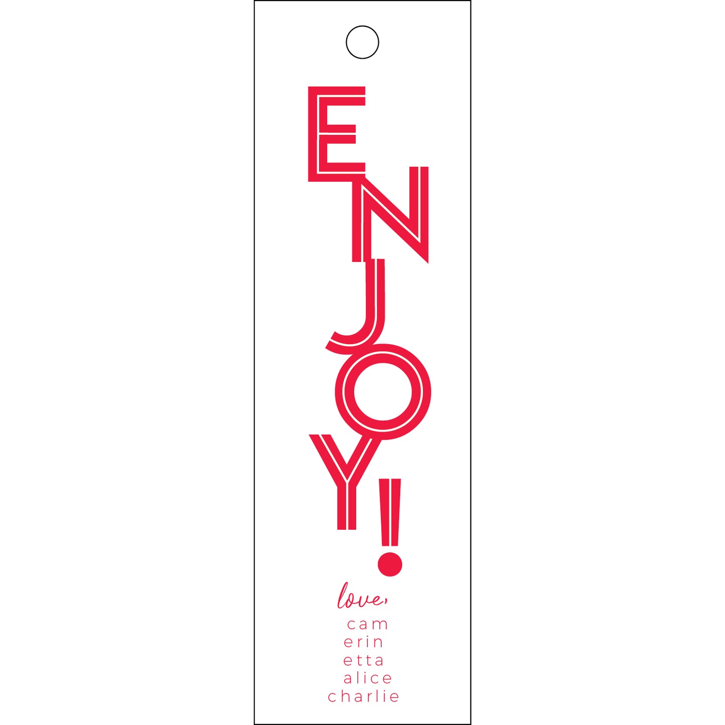 Personalized Gift Tag - 459