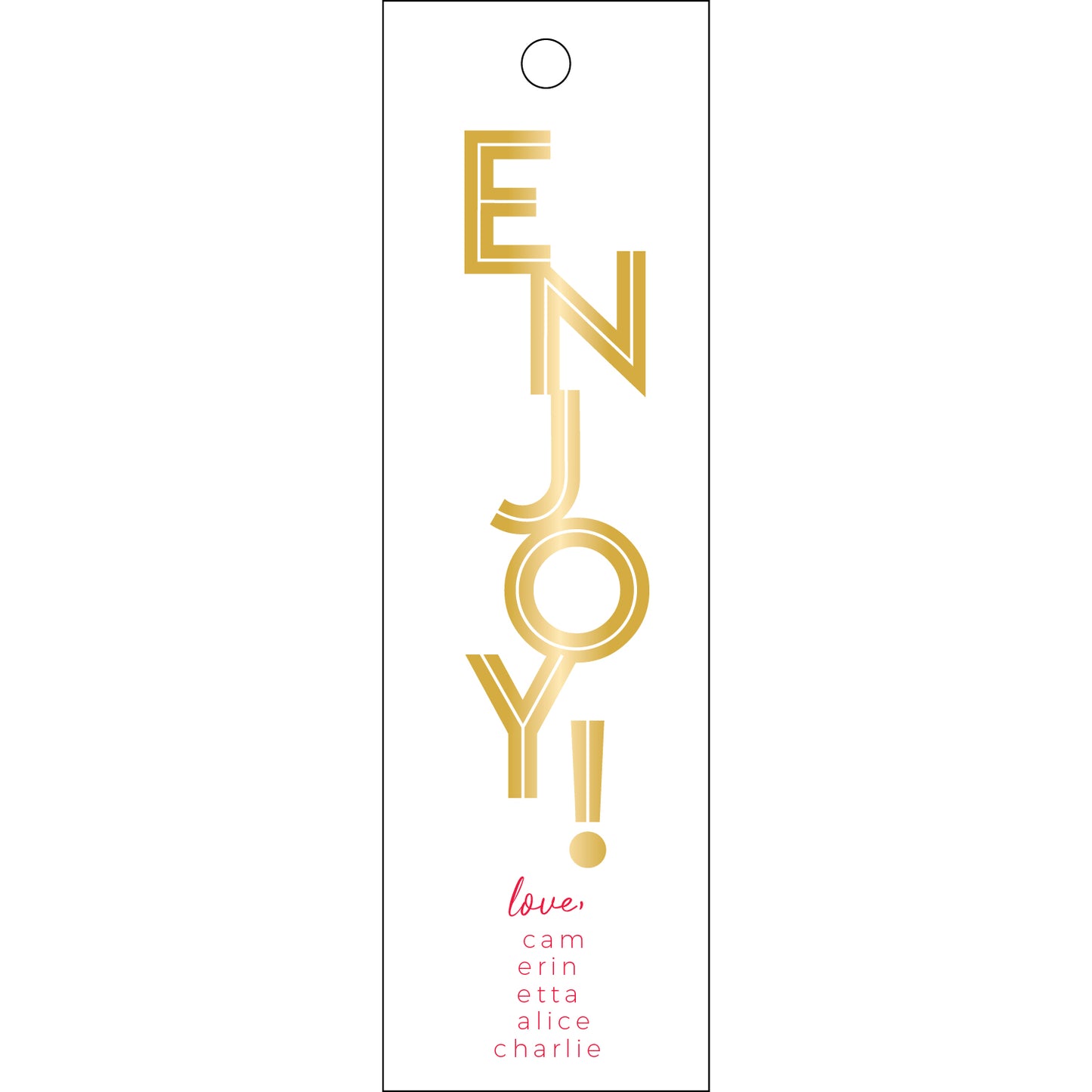 Personalized Gift Tag - 459