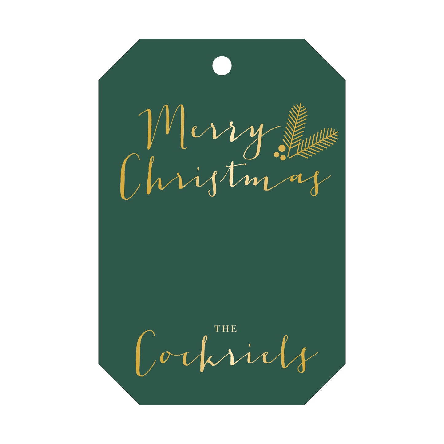 Personalized Gift Tag - T45