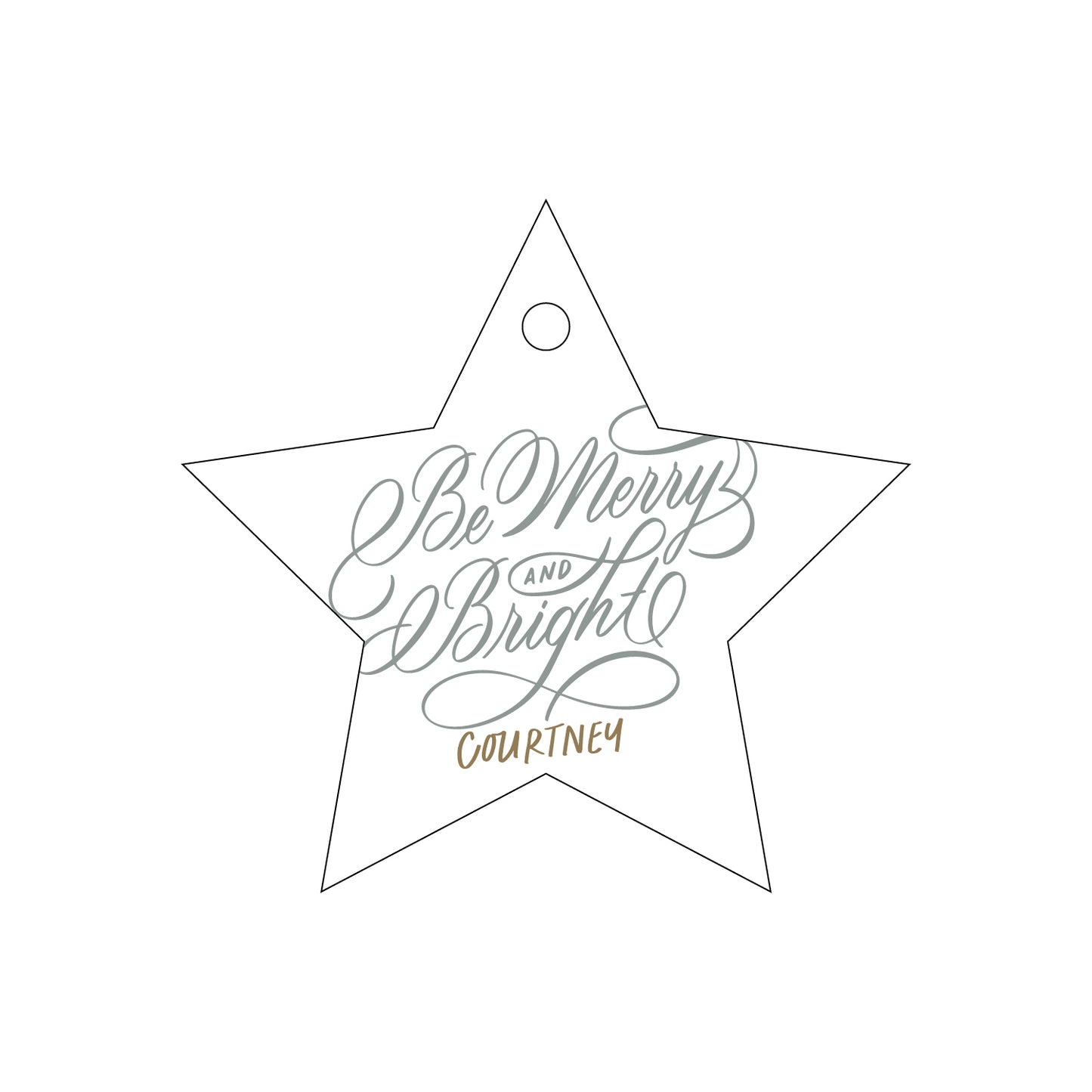 Personalized Gift Tag - T462