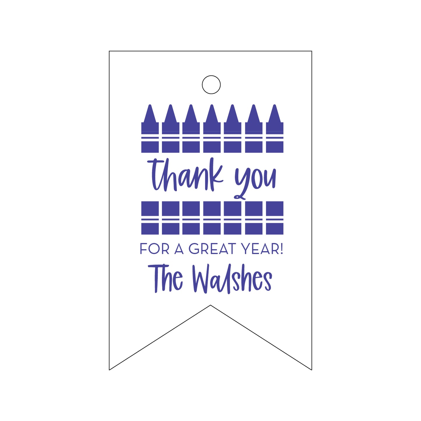Personalized Gift Tag - T466