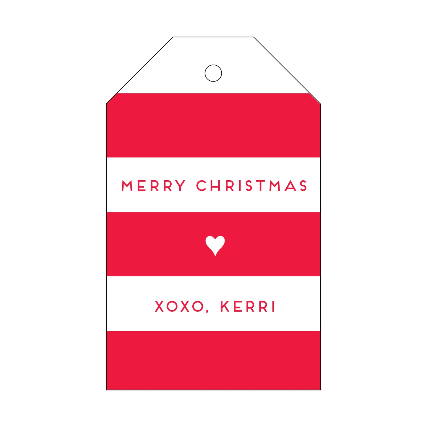 Personalized Gift Tag - T47