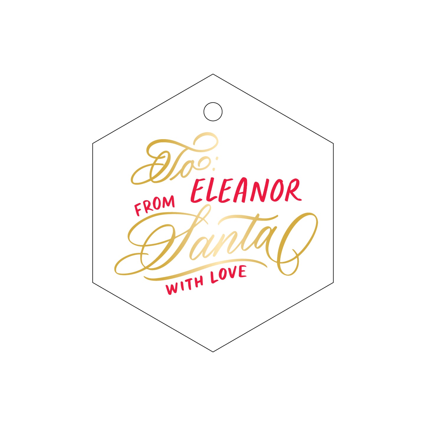 Personalized Gift Tag - T470