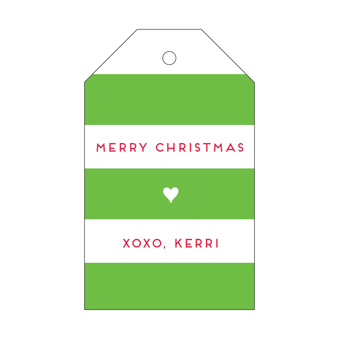 Personalized Gift Tag - T47