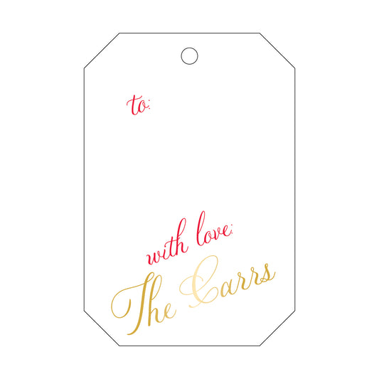 Personalized Gift Tag - T481
