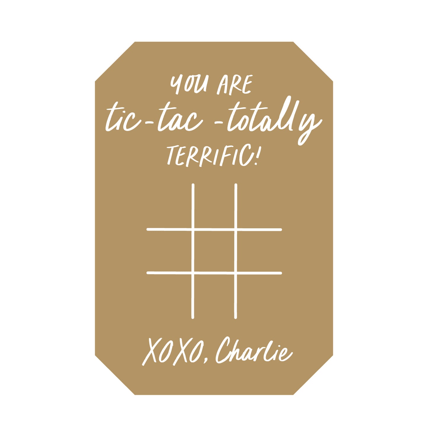 Personalized Gift Tag - T483