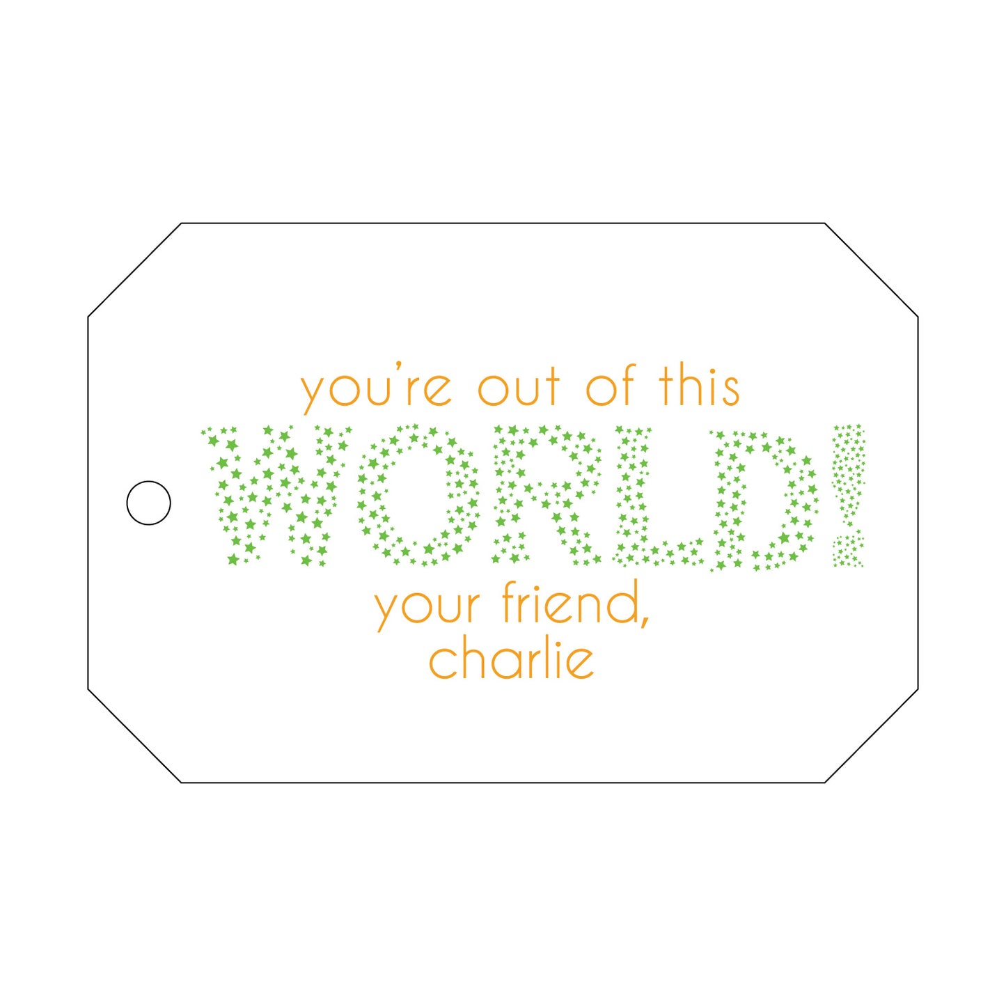 Personalized Gift Tag - T486