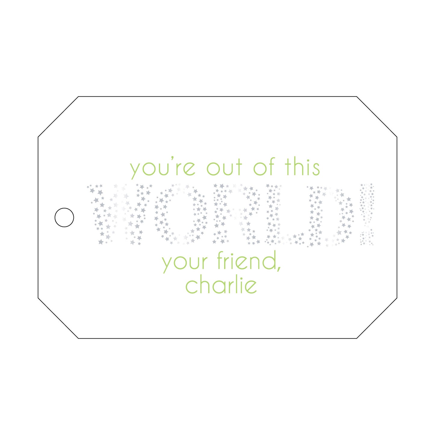 Personalized Gift Tag - T486