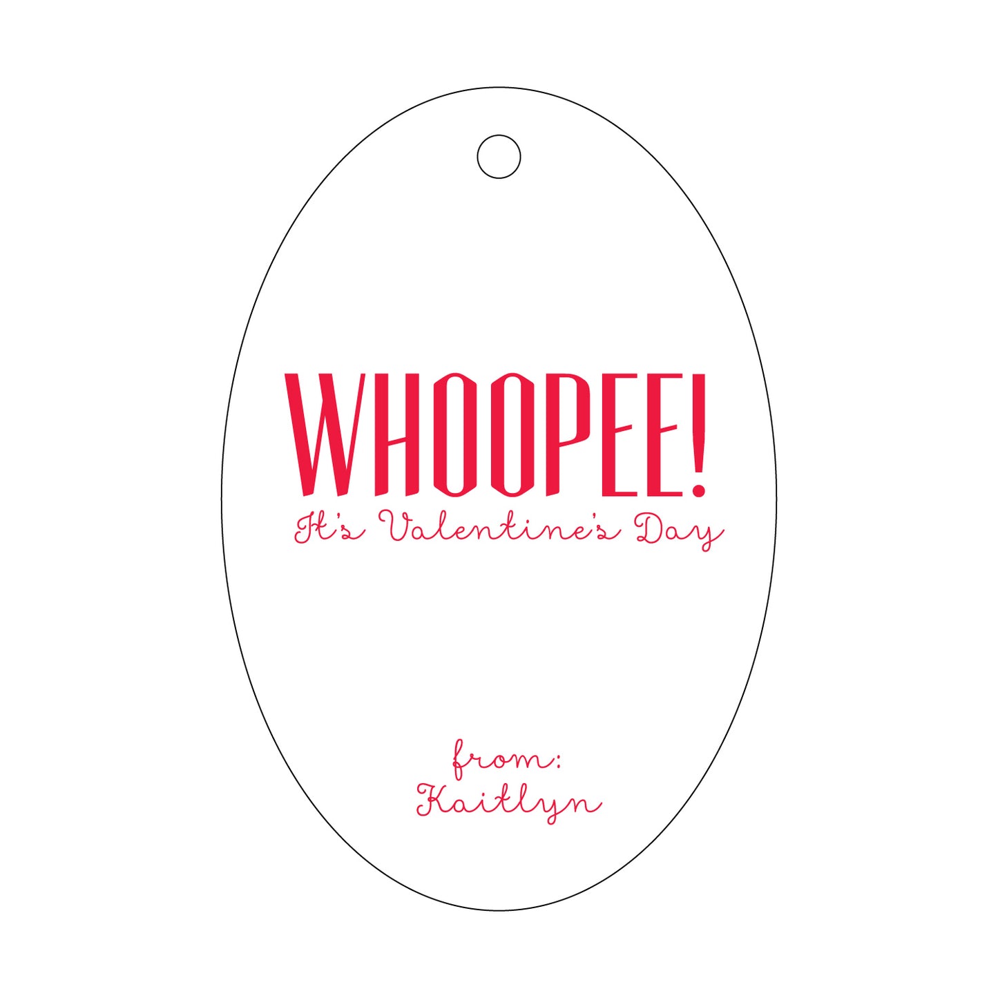 Personalized Gift Tag - T487