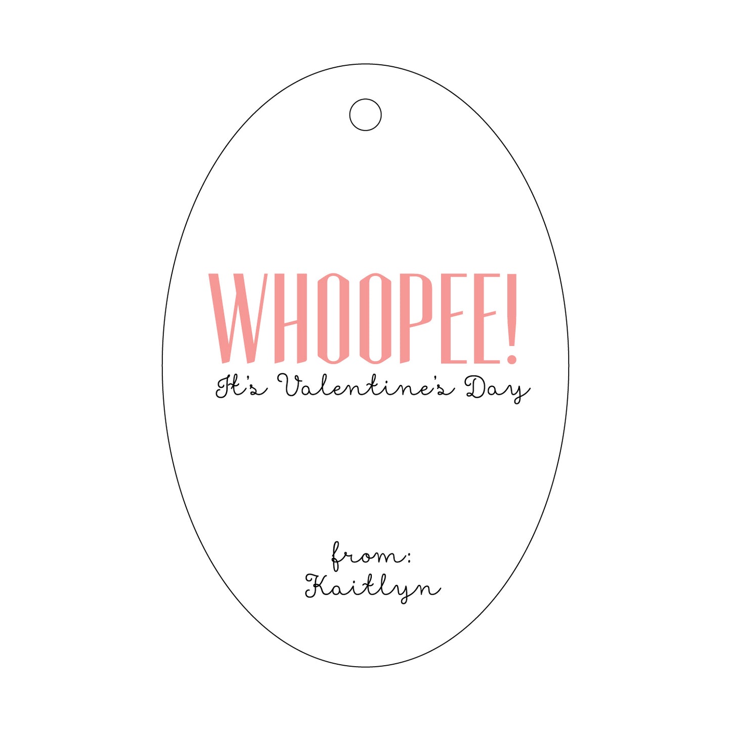 Personalized Gift Tag - T487