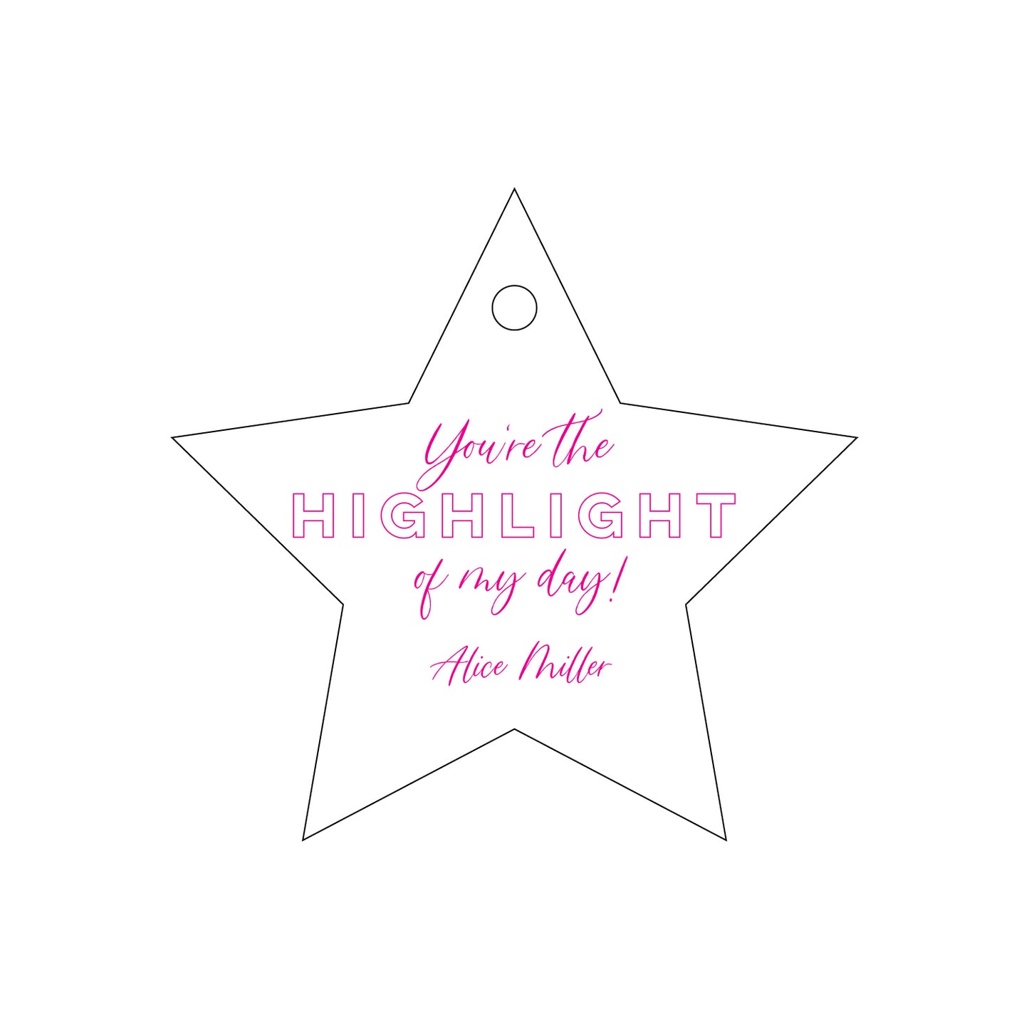 Personalized Gift Tag - T488