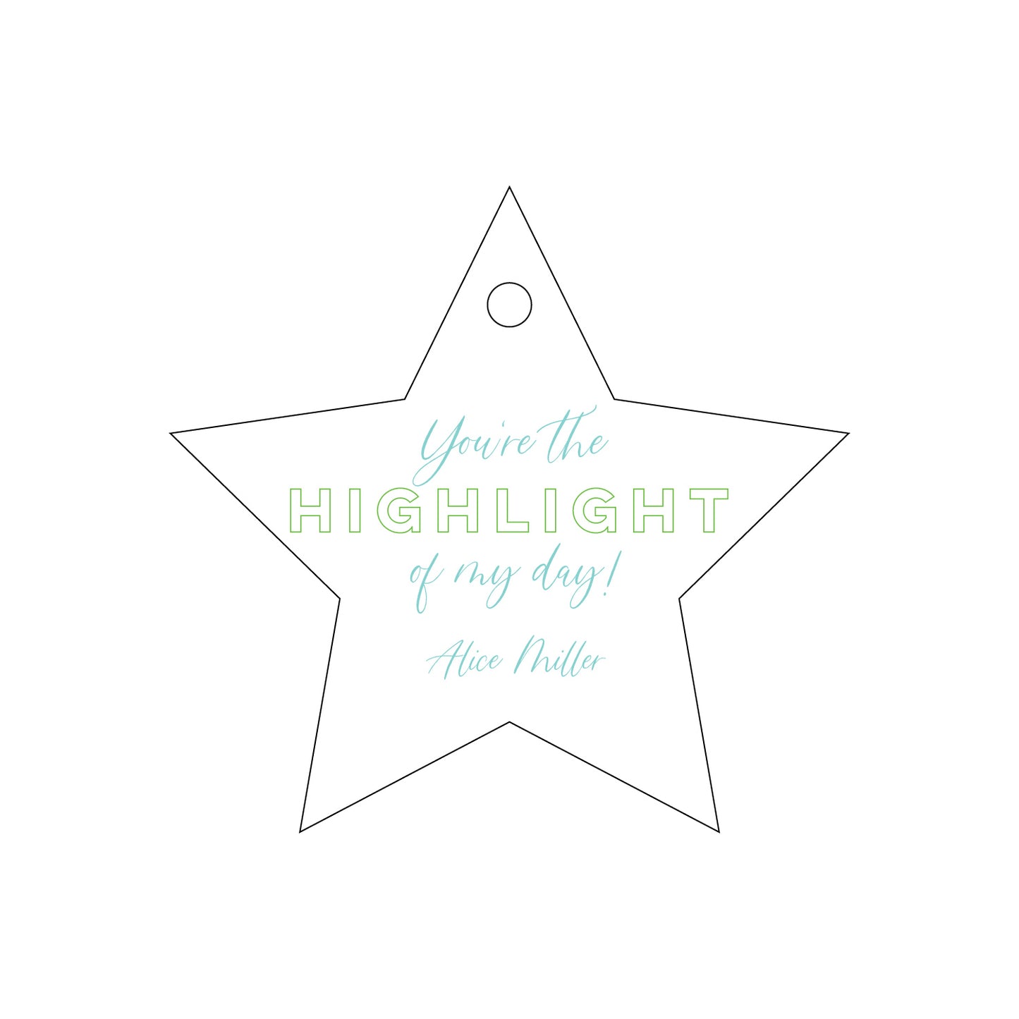 Personalized Gift Tag - T488