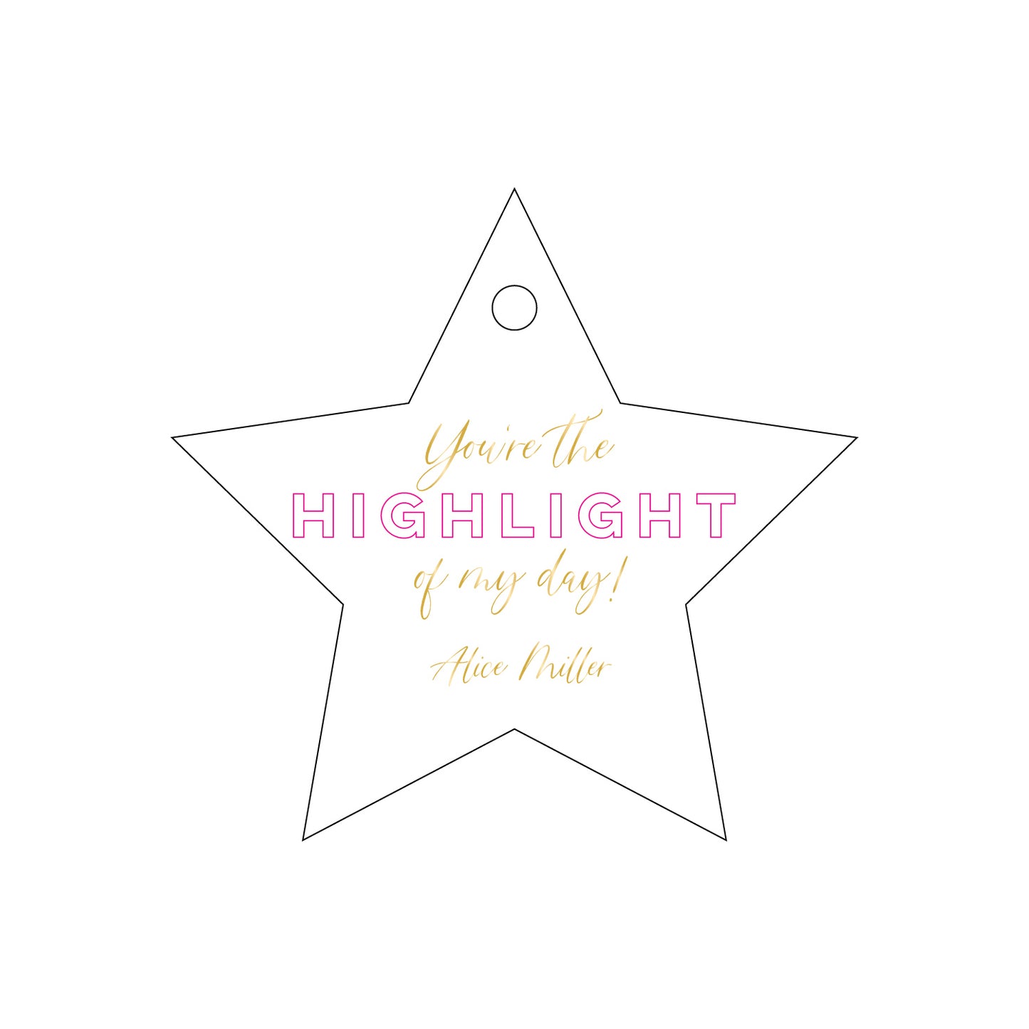 Personalized Gift Tag - T488