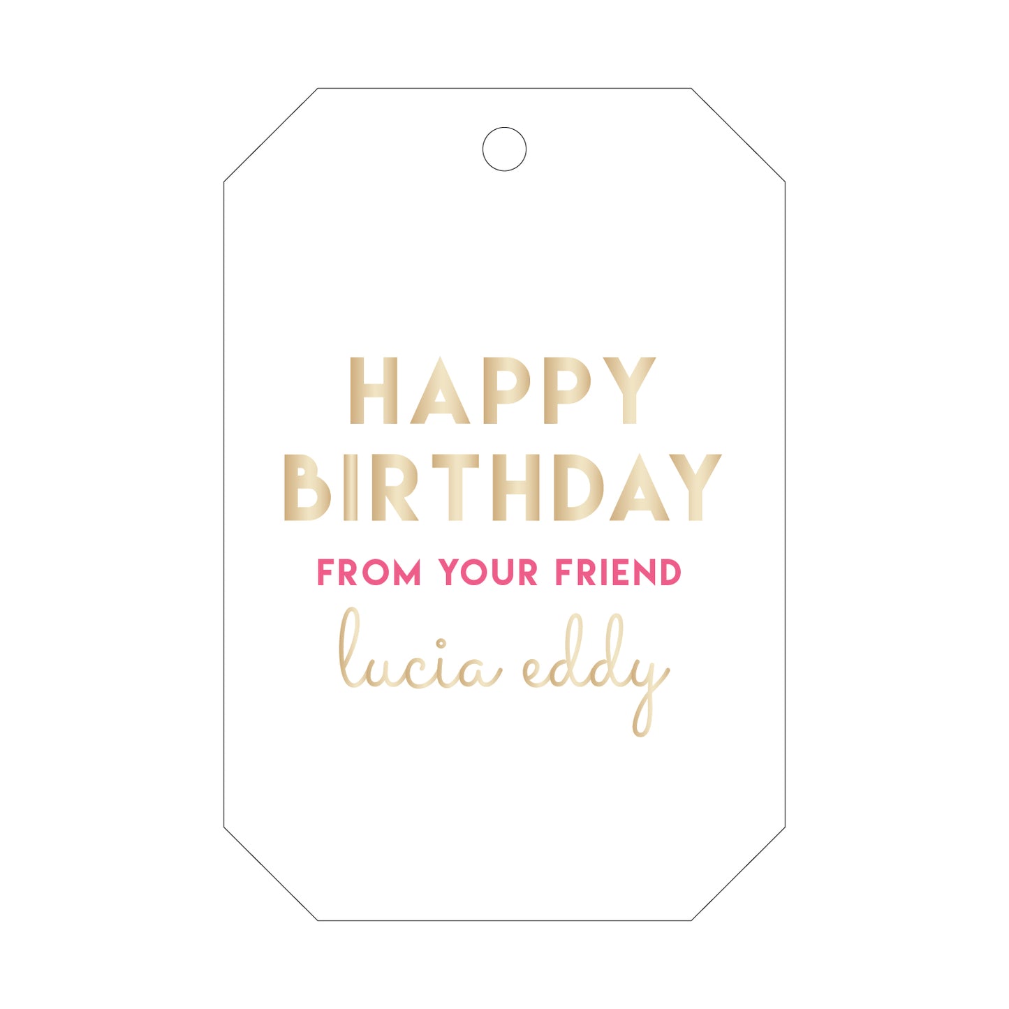 Personalized Gift Tag - T491