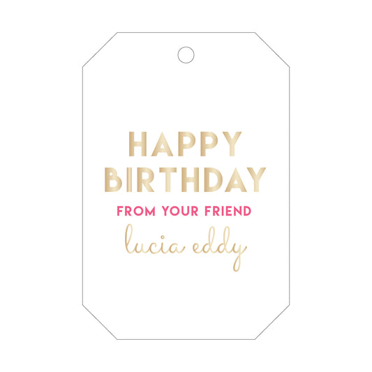 Personalized Gift Tag - T491