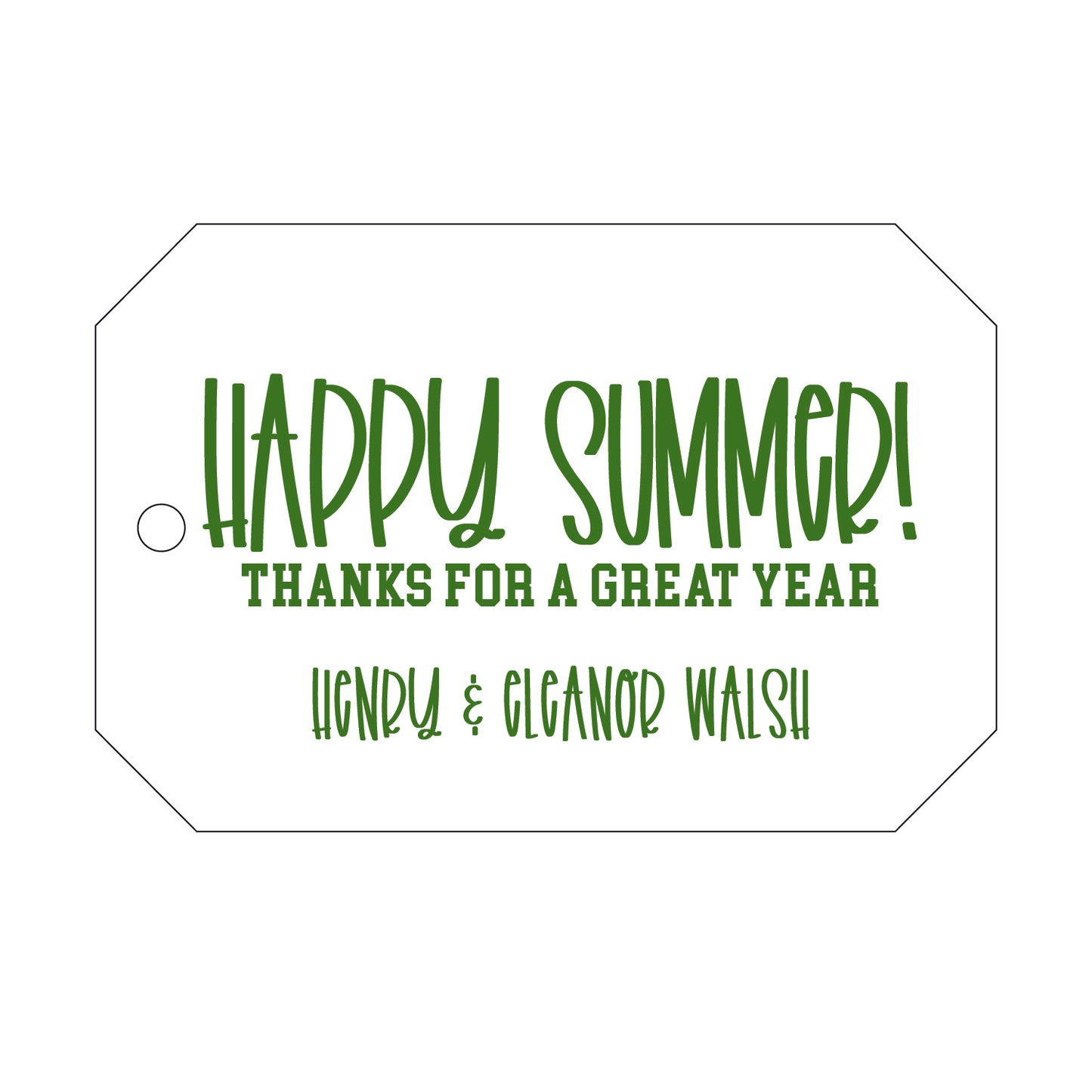 Personalized Gift Tag - T494