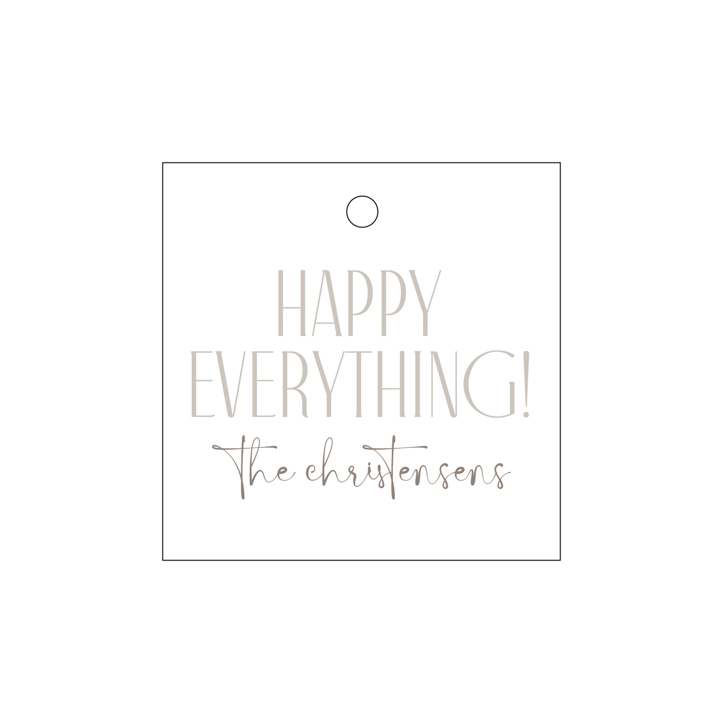 Personalized Gift Tag - T495