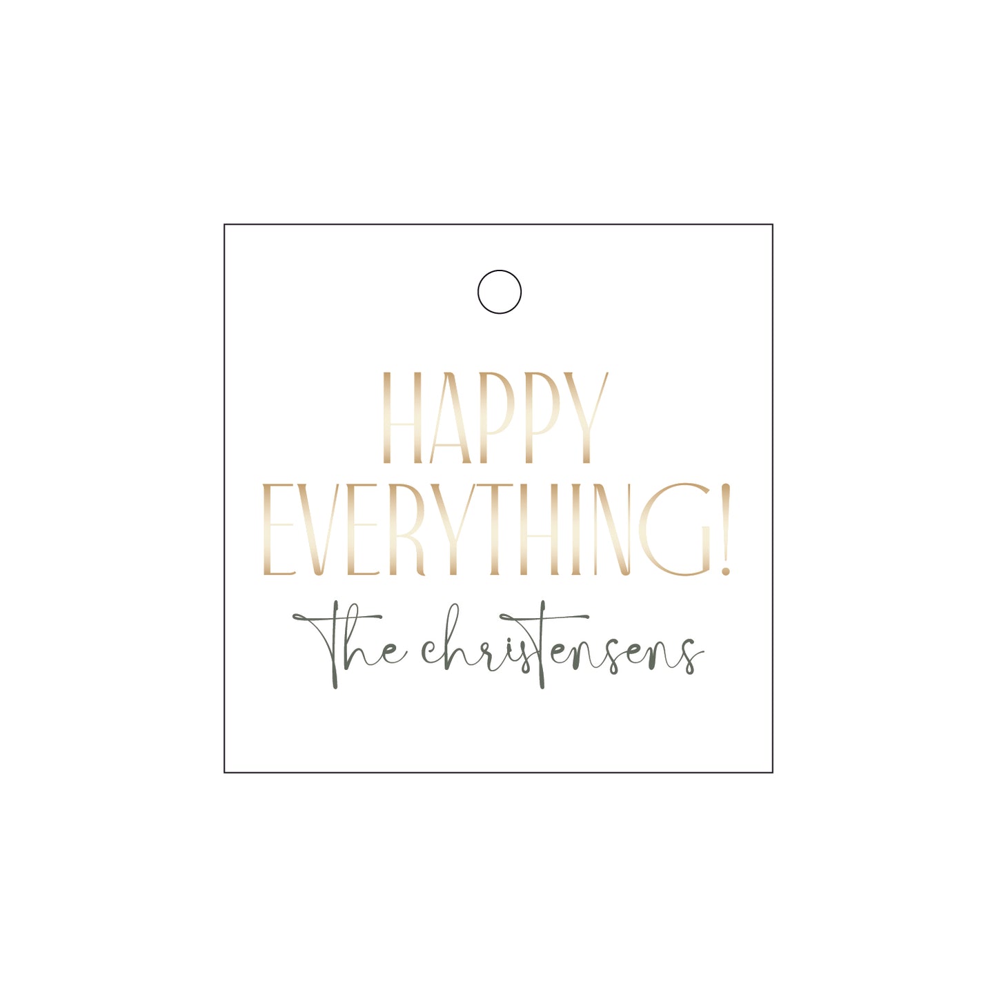 Personalized Gift Tag - T495