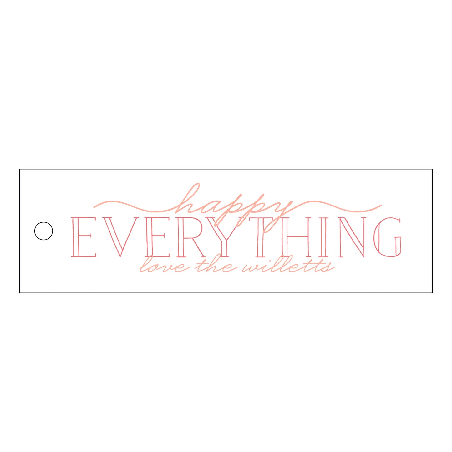 Personalized Gift Tag - 496