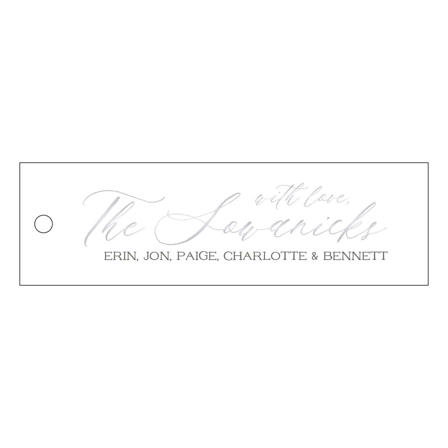 Personalized Gift Tag - T497