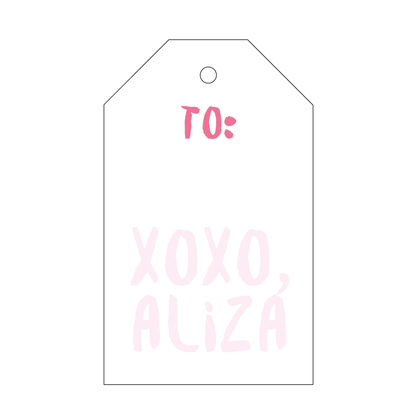 Personalized Gift Tag - T4