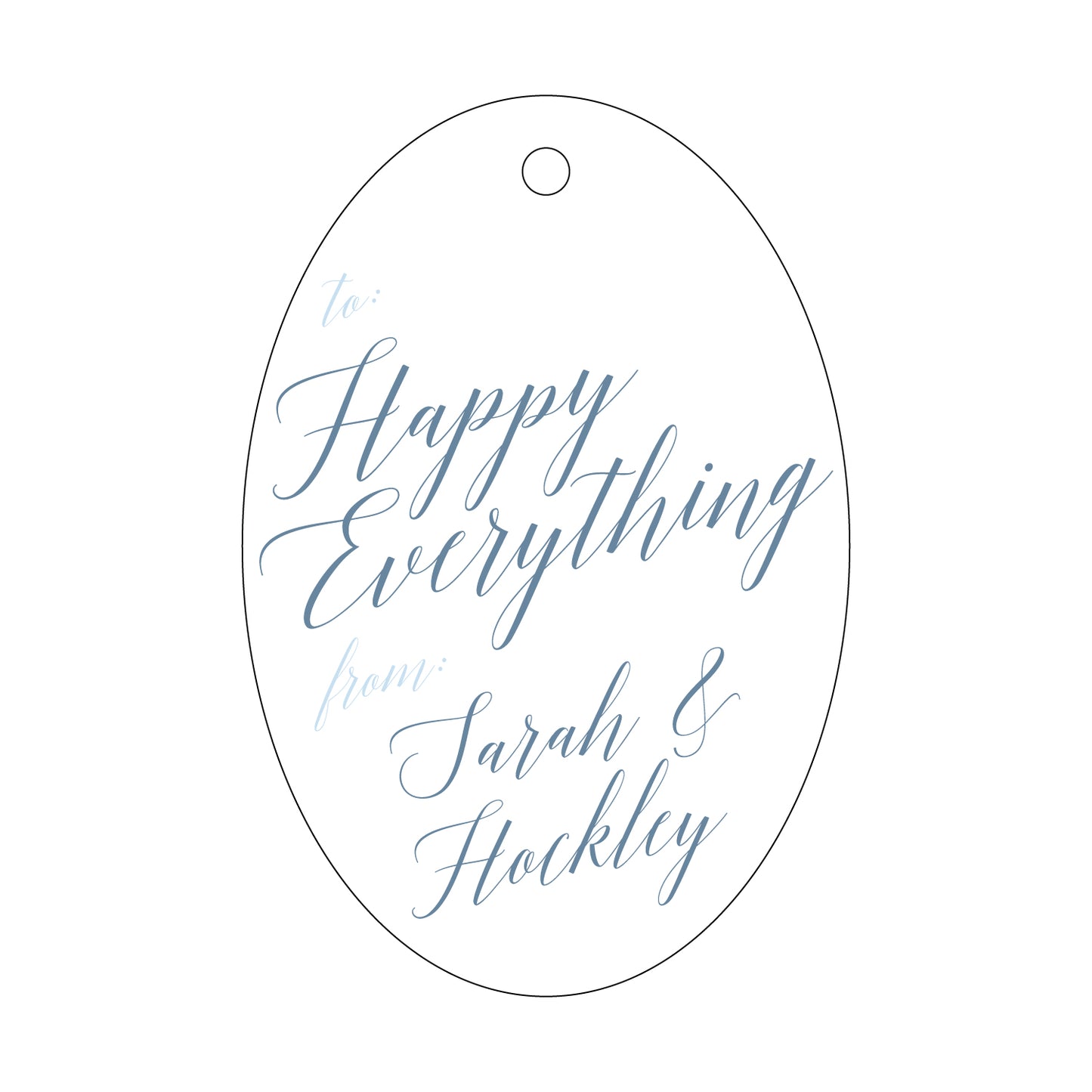 Personalized Gift Tag - T50