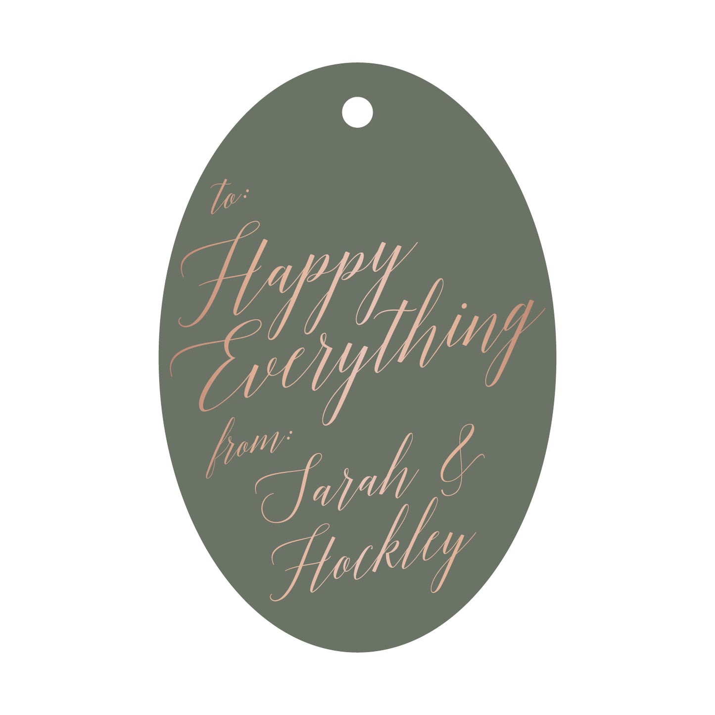 Personalized Gift Tag - T50