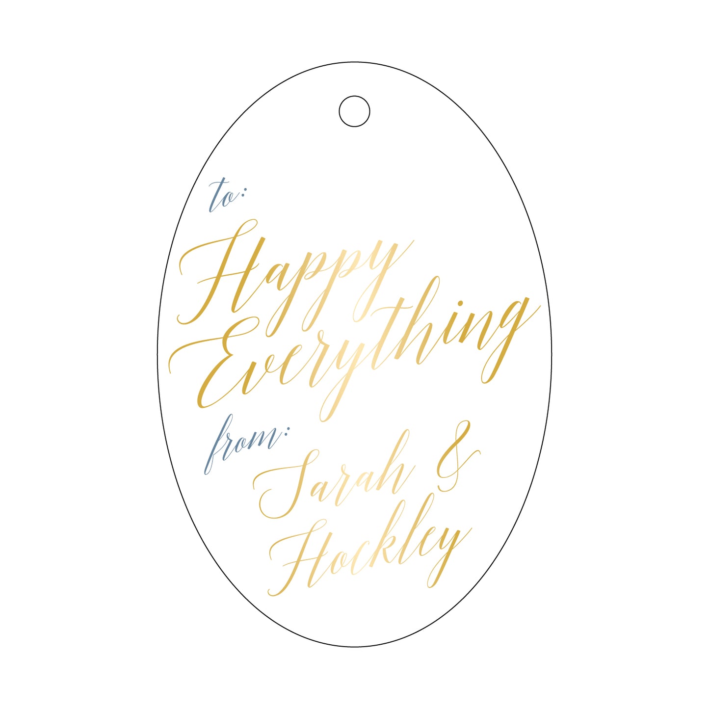 Personalized Gift Tag - T50