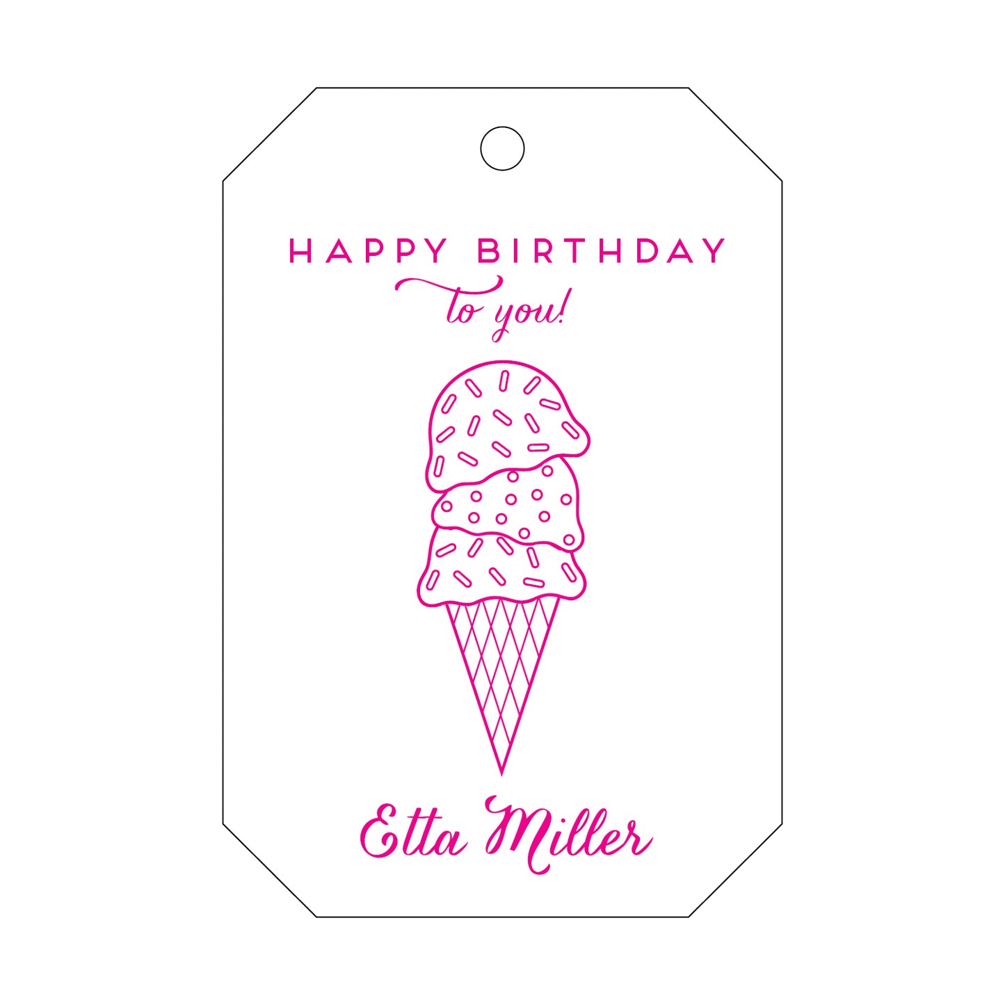 Personalized Gift Tag - T52