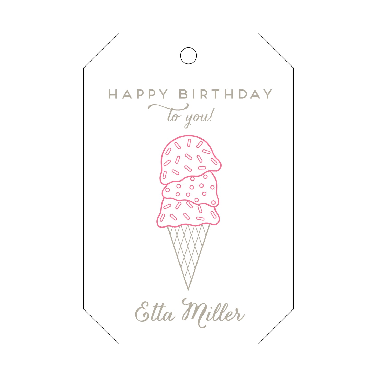 Personalized Gift Tag - T52