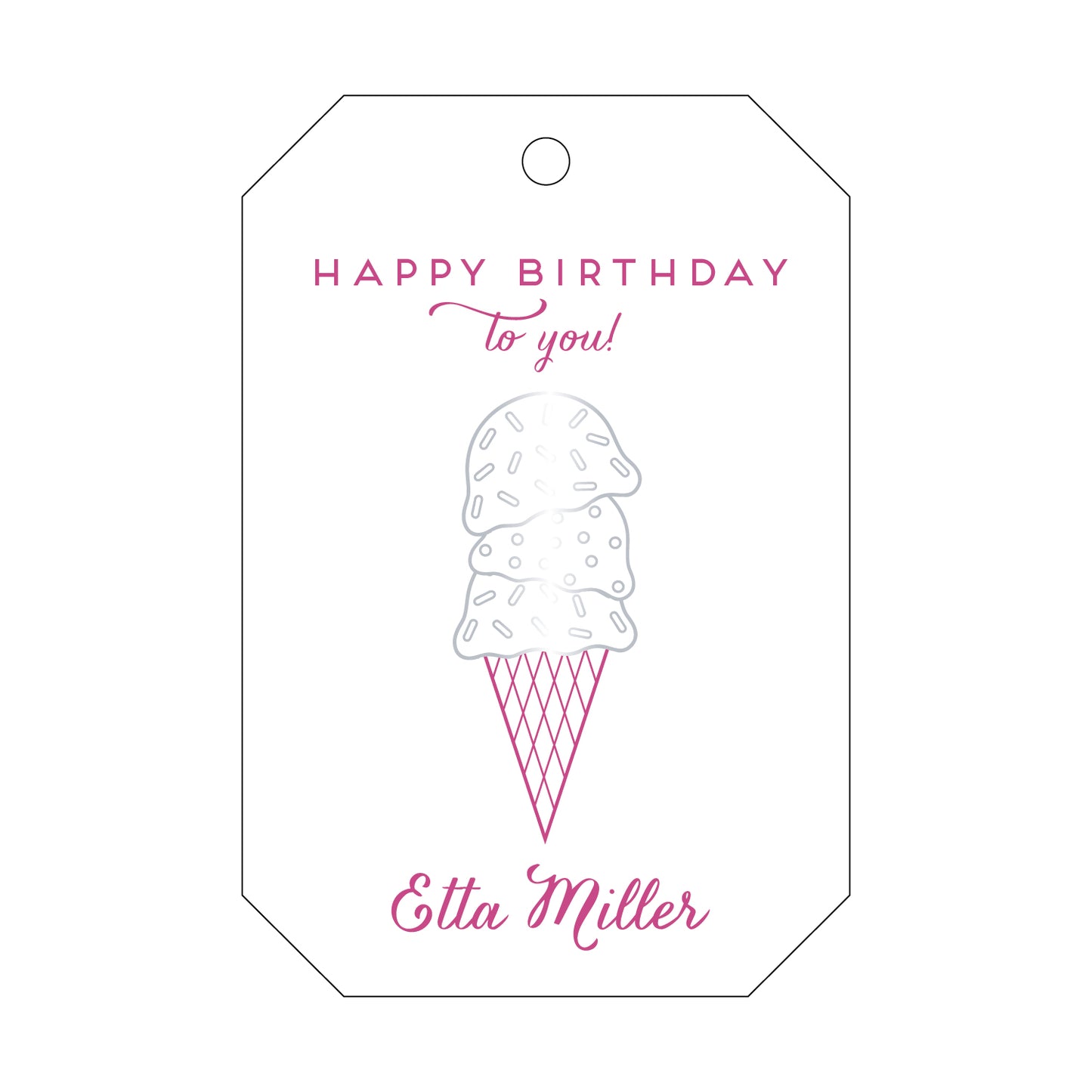 Personalized Gift Tag - T52