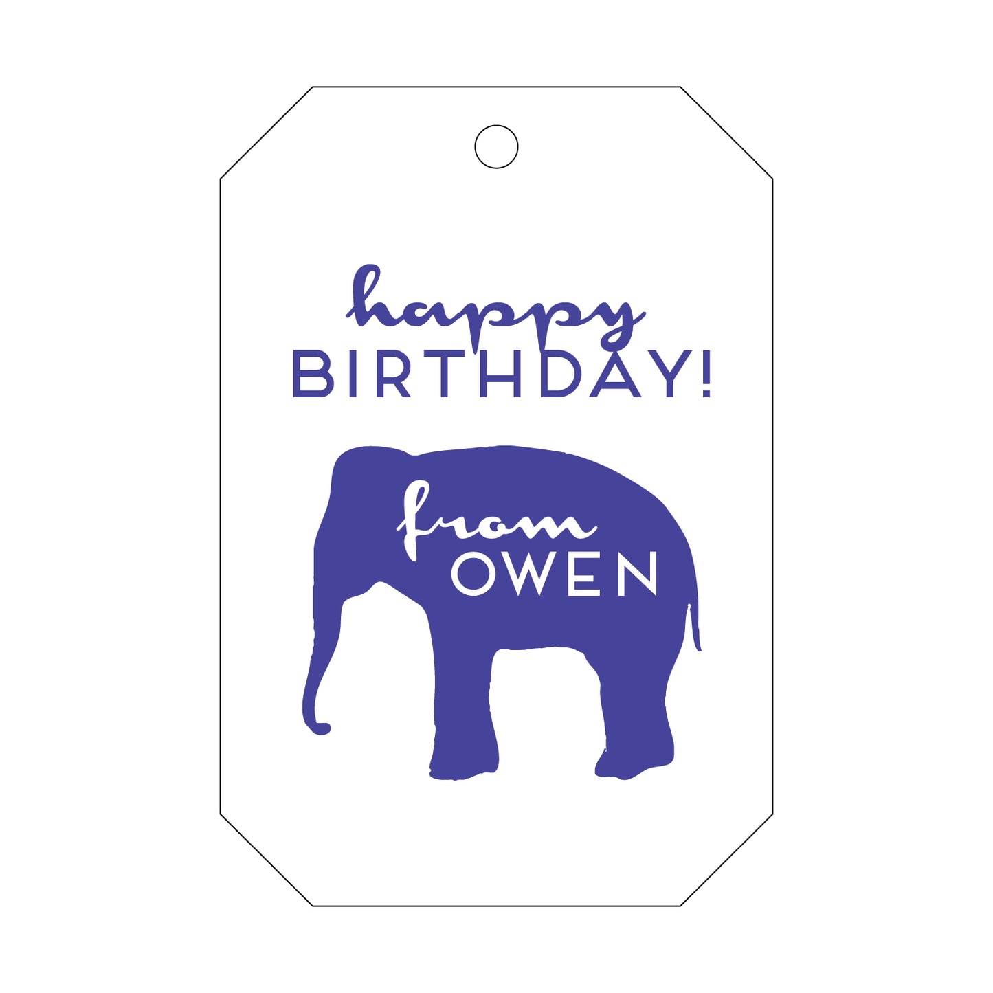 Personalized Gift Tag - T53