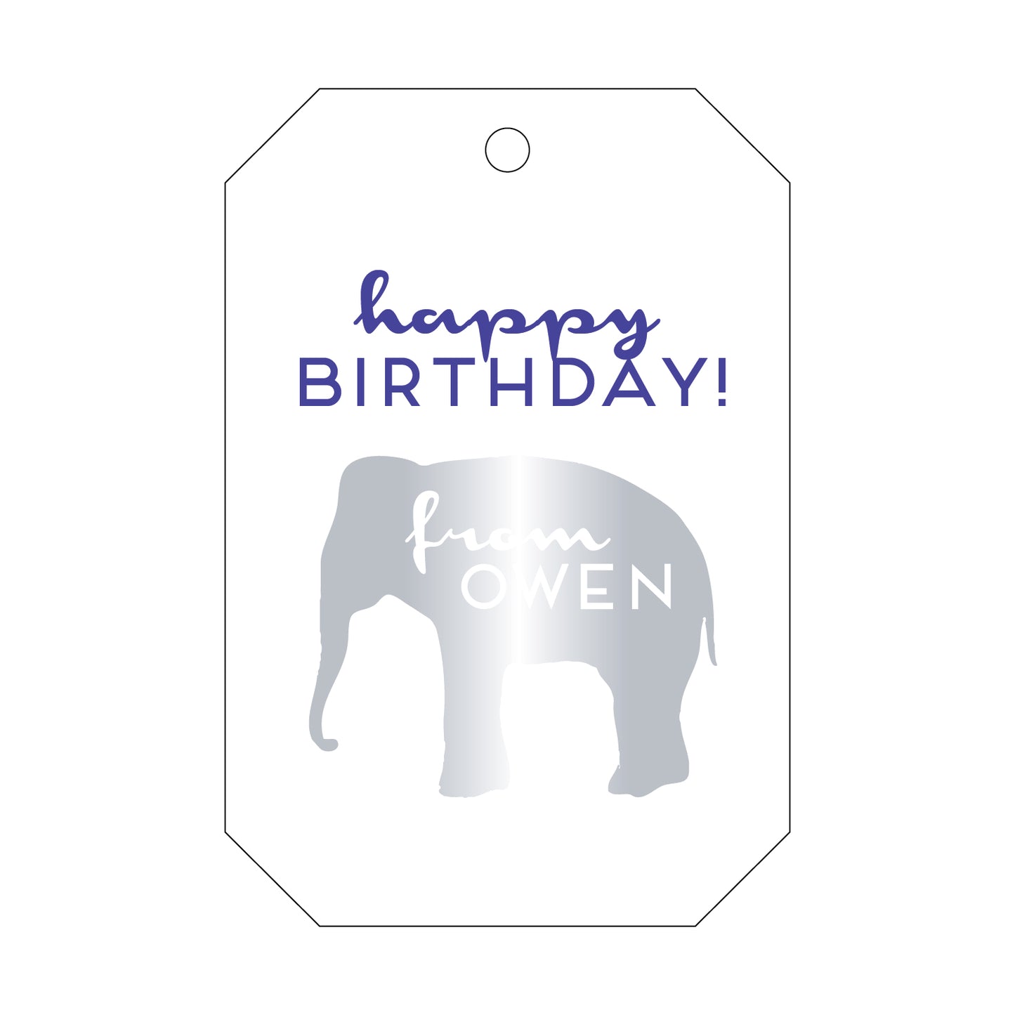 Personalized Gift Tag - T53