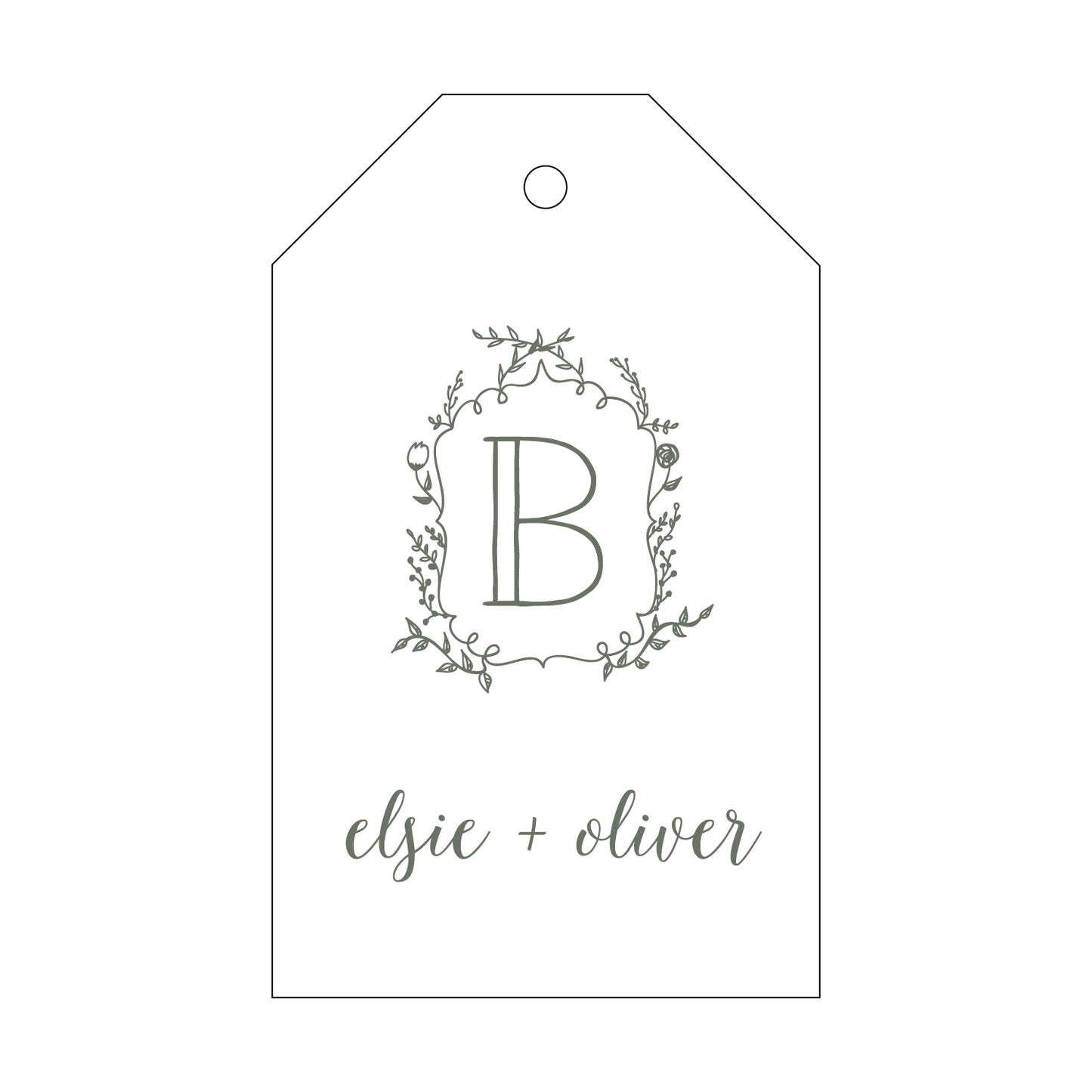 Personalized Gift Tag - T54